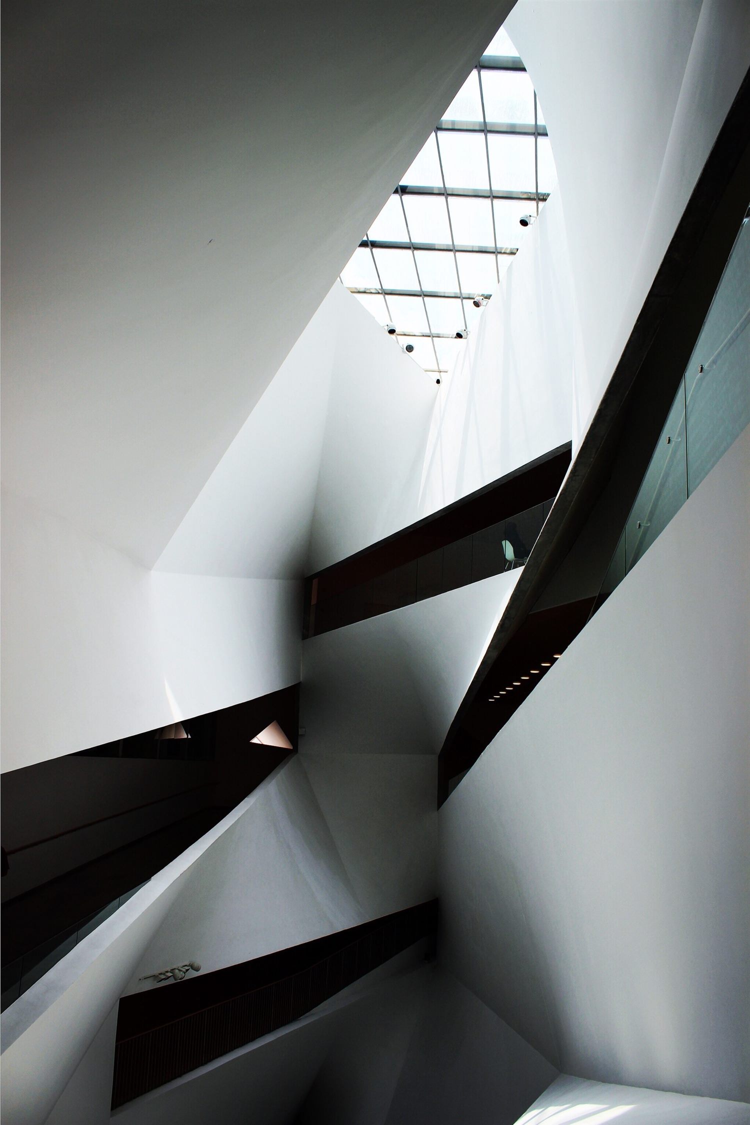 A concrete and daylight interior of the kind these installations sit inside.